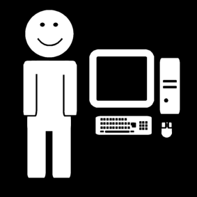 computer: feeling good